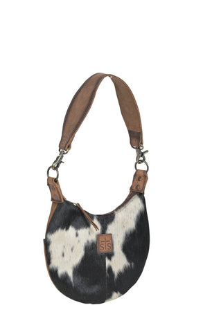 STS Ranchwear Womens Nellie Fringe Tornado/Cowhide Leather Handbag Bag