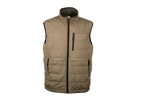STS Ranchwear Mens Sterling Khaki/Olive 100% Polyester Softshell Vest