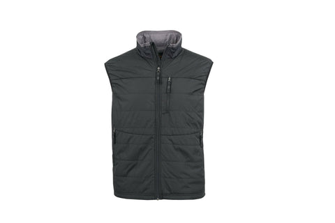 STS Ranchwear Mens Sterling Black/Grey 100% Polyester Softshell Vest
