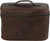 STS Ranchwear Womens Basic Bliss Train Case Chocolate Leather Travel Bag
