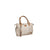 STS Ranchwear Womens Cremello Amelia White/Tan Leather Tote Bag