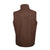 STS Ranchwear Mens Slack Heather Brown Poly/Spandex Fleece Vest