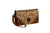 STS Ranchwear Womens Great Plains Evie Leopard Print/Brown Leather Clutch Bag