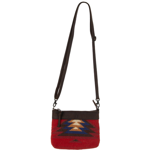 STS Ranchwear Womens Crimson Sun Grace Multi-Color Leather Crossbody Bag