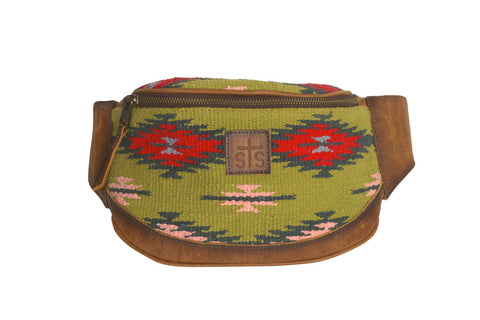 STS Ranchwear Womens Baja Dreams Hildy Belt Multi-Color Leather Sling Bag OS