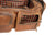 STS Ranchwear Mens Tucson Rich Tan Leather Duffel Bag