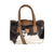 STS Ranchwear Womens Classic Josie Distressed Brown Cowhide Satchel Bag