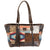 STS Ranchwear Womens Chaynee Mountain Multi-Color Leather Tote Bag
