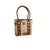 STS Ranchwear Womens Serengeti Cream/Leopard Cowhide Shoulder Tote Bag