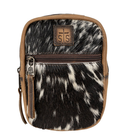 STS Ranchwear Womens Auzlyn Cowhide/Tan Leather Crossbody Bag