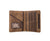 STS Ranchwear Womens Baroness Magnetic Distressed Brown Leather Clutch Bag