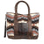 STS Ranchwear Womens Guadalupe Serape All-In Multi-Color Leather Tote Bag