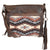 STS Ranchwear Womens Guadalupe Serape Olivia Multi-Color Leather Crossbody Bag