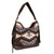 STS Ranchwear Womens Guadalupe Serape Hobo Multi-Color Leather Handbag Bag