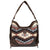STS Ranchwear Womens Guadalupe Serape Hobo Multi-Color Leather Handbag Bag