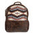 STS Ranchwear Womens Guadalupe Serape Valley Multi-Color Leather Backpack
