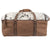 STS Ranchwear Unisex Cowhide Rustler Duffle Distressed Brown Leather Duffel Bag