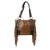 STS Ranchwear Womens Boho Cowgirl Large Brown/Tan Leather Tote Bag