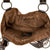 STS Ranchwear Womens Boho Cowgirl Large Brown/Tan Leather Tote Bag