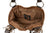 STS Ranchwear Womens Boho Cowgirl Large Brown/Tan Leather Tote Bag