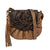 STS Ranchwear Womens Boho Cowgirl Medicine Brown/Tan Leather Crossbody Bag