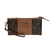STS Ranchwear Womens Boho Cowgirl Brown/Tan Leather Clutch Bag