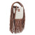STS Ranchwear Womens Indie Cowhide Sugar Brown Leather Satchel Bag