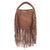 STS Ranchwear Womens Indie Cowhide Sugar Brown Leather Satchel Bag
