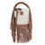 STS Ranchwear Womens Indie Cowhide Sugar Brown Leather Satchel Bag