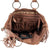 STS Ranchwear Womens Indie Cowhide Brown Leather Tote Bag