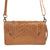 STS Ranchwear Womens Wayfarer Evie Veg-Tan Leather Clutch Bag