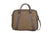 STS Ranchwear Unisex Trailblazer Chocolate Canvas/Leather Briefcase Bag
