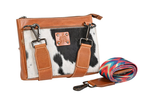 STS Ranchwear Womens Basic Bliss Lily Multi-Color Leather Crossbody Bag
