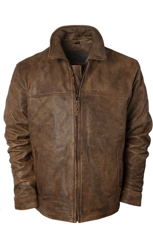 STS Ranchwear Youth Boys Rifleman Chestnut Leather Leather Jacket