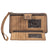 STS Ranchwear Womens Cowhide Haley Distressed Brown Leather Zip Around Wallet