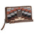 STS Ranchwear Womens Guadalupe Serape Bifold Multi-Color Leather Wristlet Bag