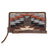 STS Ranchwear Womens Guadalupe Serape Bifold Multi-Color Leather Wristlet Bag