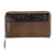 STS Ranchwear Womens Boho Cowgirl Juniper Brown/Tan Leather Zip Around Wallet