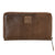 STS Ranchwear Womens Boho Cowgirl Juniper Brown/Tan Leather Zip Around Wallet