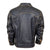 STS Ranchwear Mens Jesse James Antique Black Leather Jacket