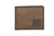 STS Ranchwear Unisex Trailblazer Chocolate Canvas/Leather Bifold Wallet