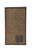 STS Ranchwear Mens Trailblazer Long Chocolate Canvas/Leather Bifold Wallet