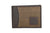 STS Ranchwear Mens Trailblazer II Brown/Chocolate Canvas/Leather Bifold Wallet