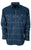 STS Ranchwear Mens Logan Blue Plaid 100% Cotton L/S Shirt