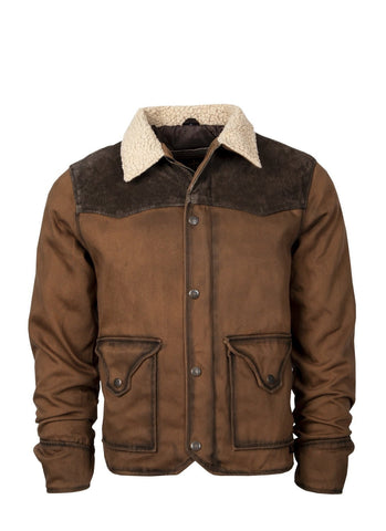 STS Ranchwear Mens Daybreak Rustic Brown 100% Cotton Cotton Jacket