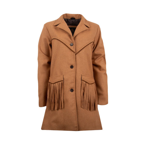 STS Ranchwear Womens Hattie Chestnut 100% Wool Wool Jacket