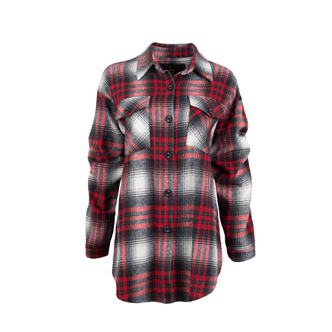 STS Ranchwear Womens Bailey Shirt Americana Plaid 100% Polyester Fleece Jacket