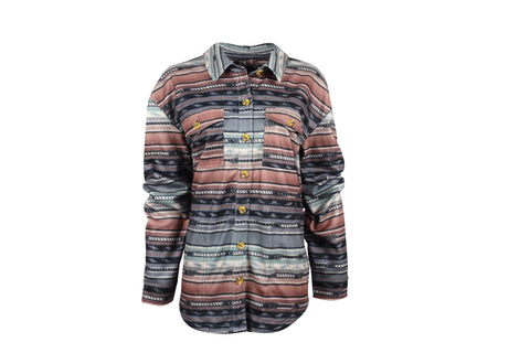 STS Ranchwear Womens Isla Multi-Color 100% Polyester Fleece Jacket