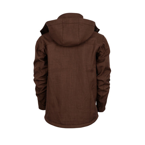 STS Ranchwear Youth Unisex Weston Chocolate Poly/Spandex Athletic Shell Jacket