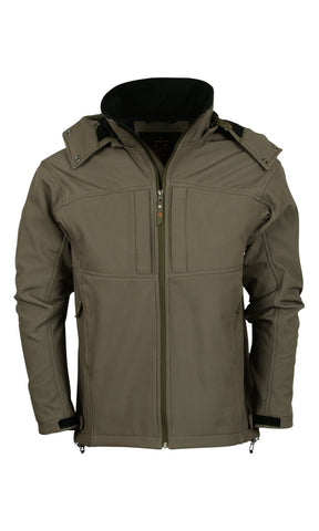 STS Ranchwear Youth Unisex Weston Olive Poly/Spandex Athletic Shell Jacket